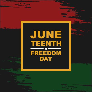 Mutlu Haziranlar. 19 Haziran Özgürlük Günü. Vektör illüstrasyonu.