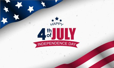 4 Temmuz Bağımsızlık Gününüz kutlu olsun ABD Arkaplan Tasarımı