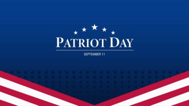 Vatanseverlik Günü 11 Eylül arka plan vektör illüstrasyonu