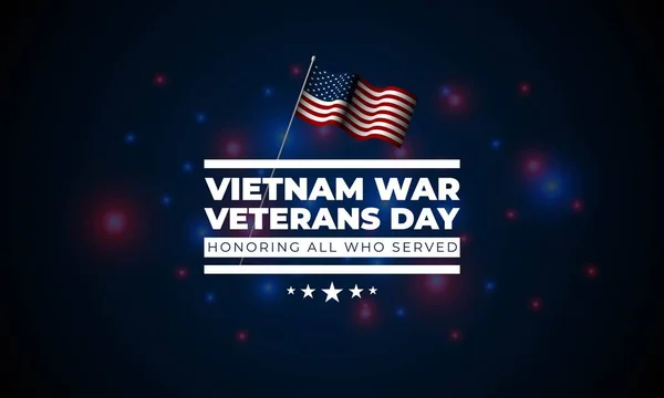 Vietnam Savaş Gazileri Günü vektör illüstrasyonu 