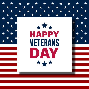 Mutlu Gaziler Günü Amerika Birleşik Devletleri arka plan vektör illüstrasyonu