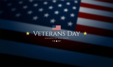 Mutlu Gaziler Günü Amerika Birleşik Devletleri arka plan vektör illüstrasyonu