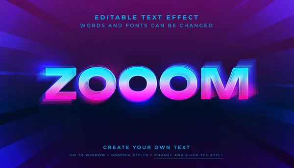 Premium Vector, düzenlenebilir neon mavi metin efekti. Siber oyun teknolojisi tipografi biçimi 