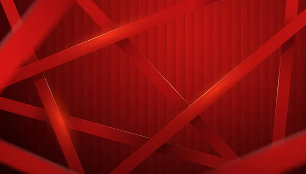 Kırmızı kurdele şeklinde birinci sınıf vektör. Yüksek kalite lüks, soyut kırmızı perde arkaplanı