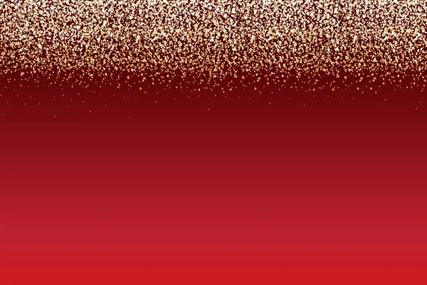 Red Shining Gold Glittery Abstract Background Vector — Stock Vector