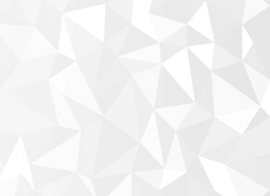 Beyaz Renkli Geometrik Soyut Arkaplan Vektörü