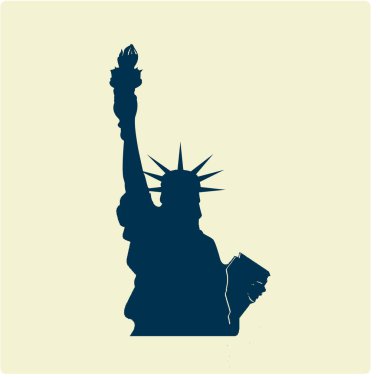 ABD Özgürlük Heykeli Vektörü