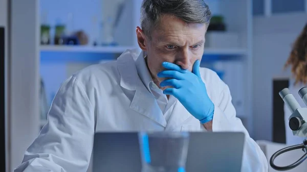 Scientist shocked by results of experiment on computer, biological weapon lab