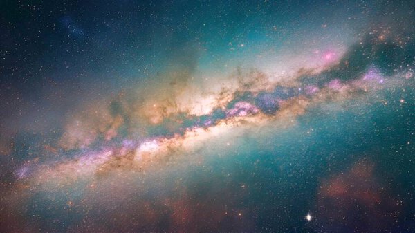 Космос заполнен бесчисленными звёздами