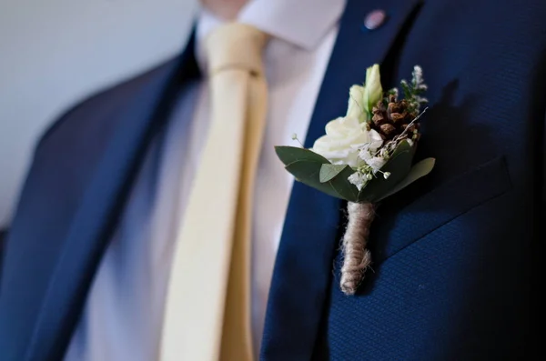 Husband Ready Greatest Day Life Wedding Day Suit — Stock Photo, Image