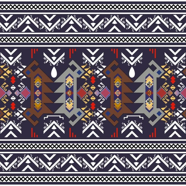 Patrón Étnico Oriental Sin Costuras Fondo Tradicional Diseño Para Alfombra —  Fotos de Stock