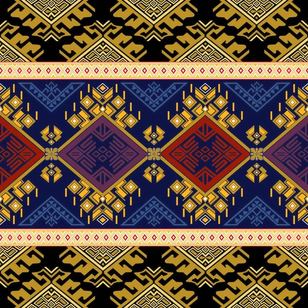 Patrón Étnico Oriental Sin Costuras Fondo Tradicional Diseño Para Alfombra — Foto de Stock