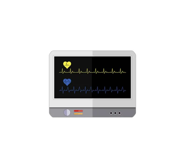 Monitor Frequência Cardíaca Teatro Hospital Dispositivo Médico Para Monitorar Sinais — Fotografia de Stock
