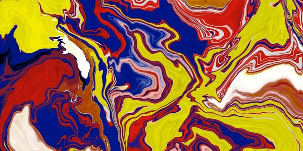 Abstract fluid acrylic painting, Abstract image of various colors of acrylic paint mixed together using a paint pouring technique. Liquid marble background surface texture concept