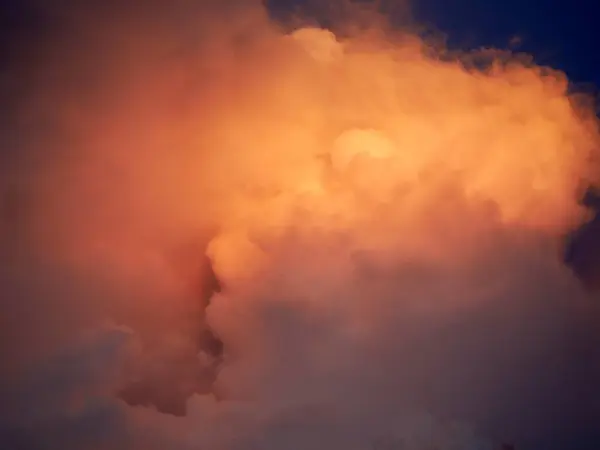 Белые Пушистые Облака Лазурный Светло Голубое Небо Фон Дизайна Летний — стоковое фото