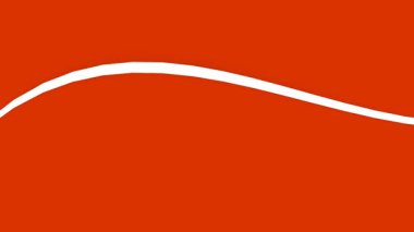 Düz çizgilerin titreşimi, dinamik beyaz bir çizgi dalgalar gibi salınır ve dalgalanır, sonra düz, durağan, kırmızı çizgiler, fizik ve matematik ile soyut bir arkaplan haline gelir.