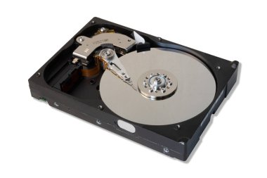 İçerideki sabit disk sürücüsü izole