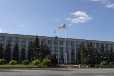 Moldova 'da. Chisinau. 08.09.2023. Hükümet Binası