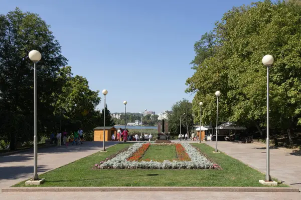 Moldávia Chisinau 2023 Parque Valea Morilor Monumento Polícia Caída — Fotografia de Stock