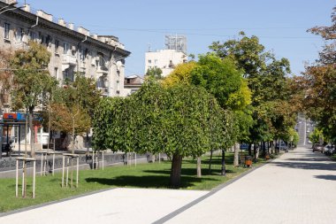 Moldova 'da. Chisinau. 15.09.2023. Grigore Vieru Sokağı