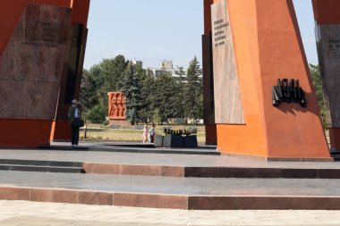 Moldova 'da. Chisinau. 28.09.2023. Sonsuzluk Anma Kompleksi. Sonsuz Alev