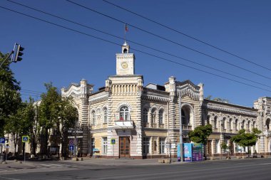 Moldova 'da. 06.05.2024. Chisinau sokakları