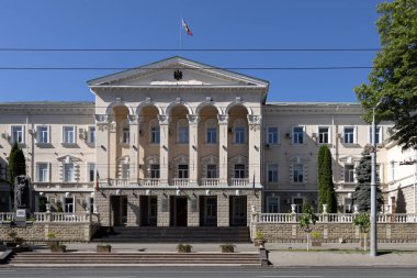 Moldova 'da. 06.05.2024. Chisinau sokakları