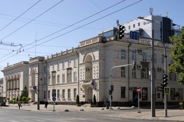 Moldova 'da. 06.05.2024. Chisinau sokakları