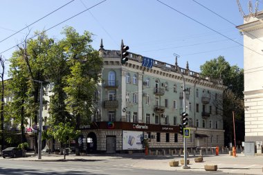 Moldova 'da. 06.05.2024. Chisinau sokakları