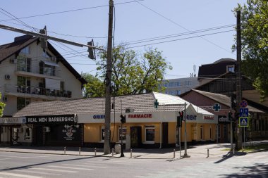 Moldova 'da. 07.05.2024. Chisinau sokakları