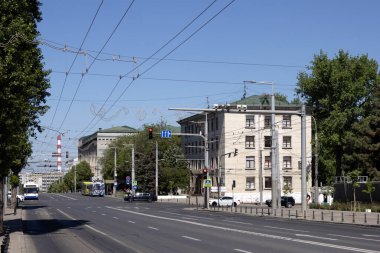 Moldova 'da. 07.05.2024. Chisinau sokakları