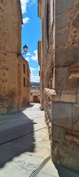 Promenera Genom Charmiga Gatorna Toledo Madrid Paseo Por Las Encantadoras — Stockfoto