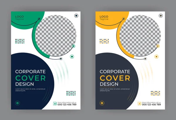 stock vector Business brochure cover annual report cover, book cover or flyer design. Leaflet presentation. Catalog with Abstract geometric background. Modern publication poster magazine, layout, template,