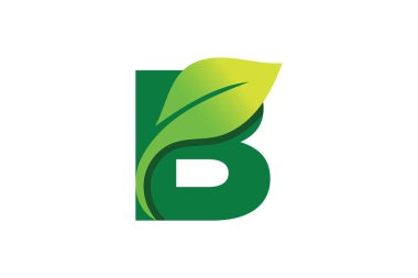 B harfi yaprak logosu