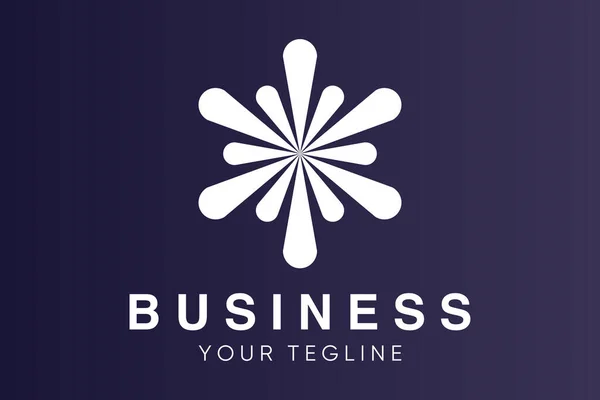 Upiększony Szablon Projektu Logo Biznesowego — Zdjęcie stockowe