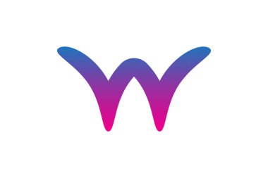 w harfi logo tasarımı