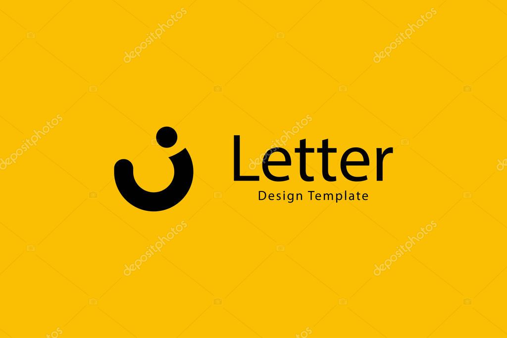 Vector u i and company logo design template