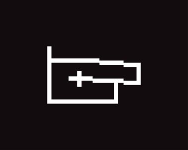 vektör g tıbbi logo şablonu