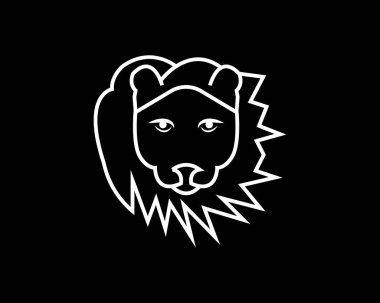 Vektör panda logo şablonu
