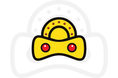 Vektör oyun logosu tasarım şablonu