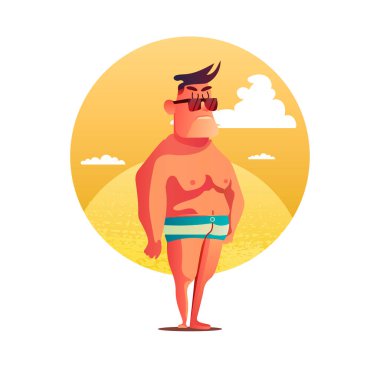 Karakter, güzel kız, sahilde