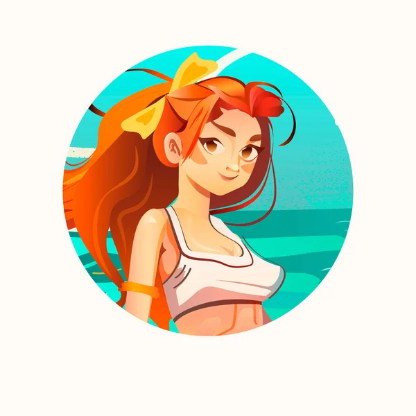 Karakterler, güzel kız, sahilde