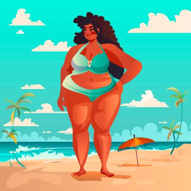 Karakter, vücut, güzel kız, sahilin karakteri, yakışıklı adam, güzel adam, vücut pozitifliği