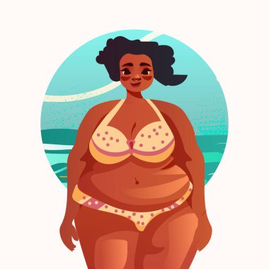 Karakterler, güzel kız, sahilde, ikonlar, avatarlar