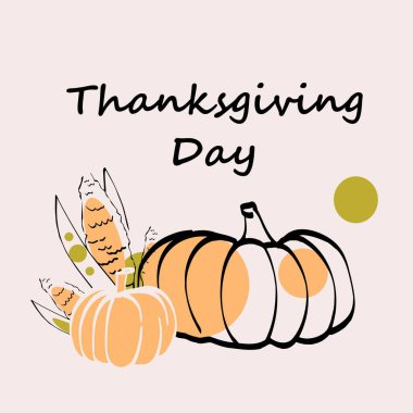 Şükran Günü, sonbahar tatili, kartlar