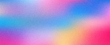 Holografik tonlarda gürültü dokusu olan soyut bulanık arkaplan.