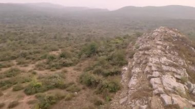 Beautiful landscape view of dry nature 