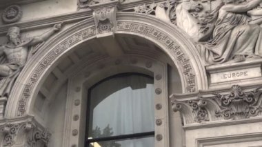 Central London facades exterior architecture, Cabinet office government building, United Kingdom