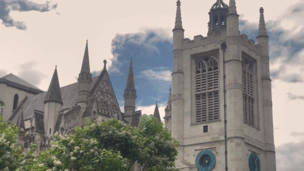 Abadia Westminster Exterior Londres Reino Unido Grã Bretanha — Vídeo de Stock