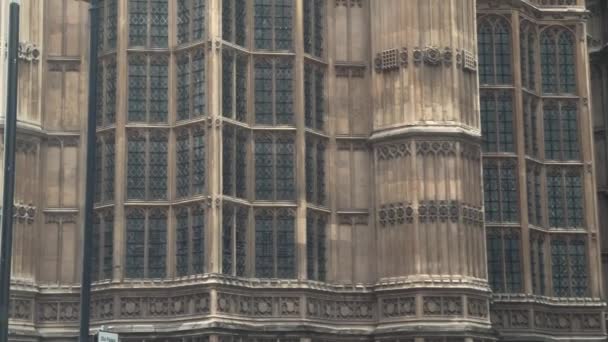 Westminster Abbey Exterior London Great Britain — Vídeos de Stock